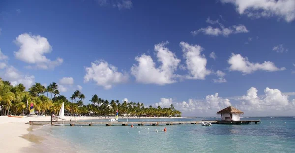 Vista Playa Caribeña Durante Día — Foto de Stock