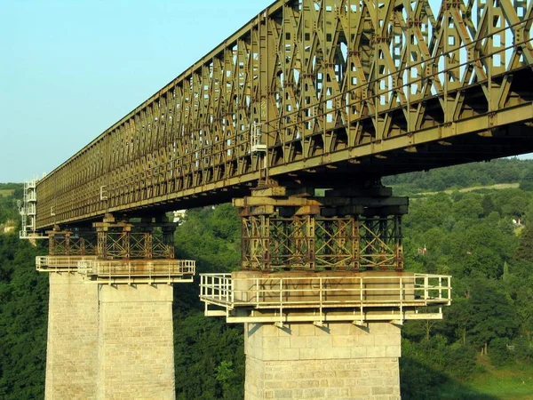 Railway Bridge Znojmo — Stock Photo, Image