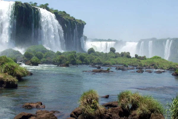 Cascada Naturaleza Flujo Agua Del Río — Foto de Stock