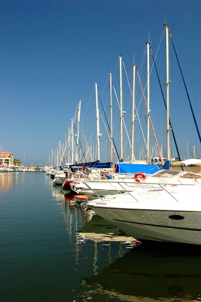 Vista Panorámica Del Hermoso Puerto — Foto de Stock