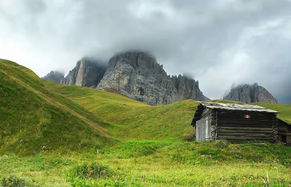 Malowniczy Widok Majestatyczny Krajobraz Dolomitów Włochy — Zdjęcie stockowe