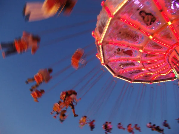 Ferris Wiel Tijdens Het Nachtfestival — Stockfoto