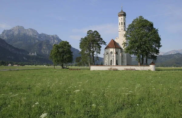 Podívejte Zámek Neuschwanstein — Stock fotografie