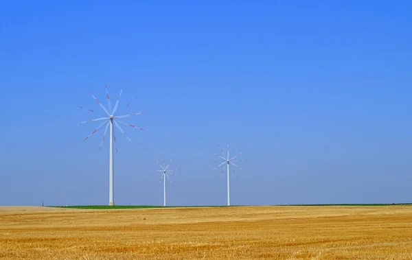 再生可能エネルギー風力発電風力発電 — ストック写真