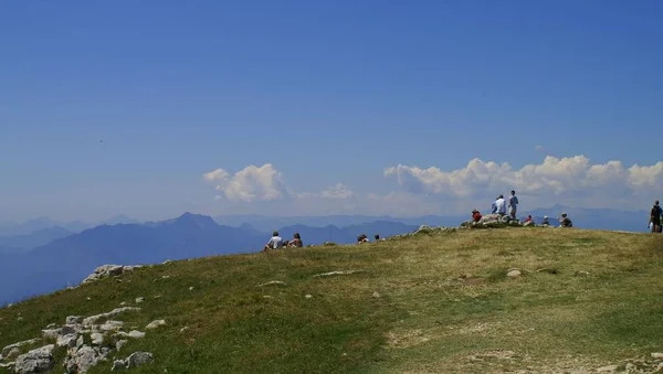 Turistická Atrakce Monte Baldo — Stock fotografie