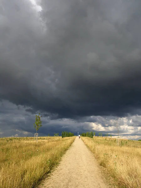 Sturm Regnerischer Himmel Schlechtes Wetter — Stockfoto