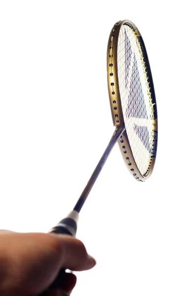 Badminton Ενεργό Παιχνίδι Τον Αθλητισμό — Φωτογραφία Αρχείου