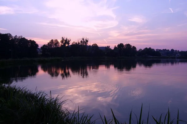 Beautiful View Warm Evening — Stock Photo, Image