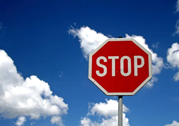 Close View Traffic Sign — Stock Photo, Image