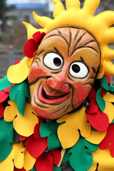 Mascaras Aterradoras Celebración Del Carnaval — Foto de Stock