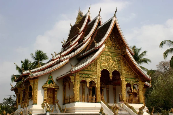 Tempio Luang Prabang Laos — Foto Stock