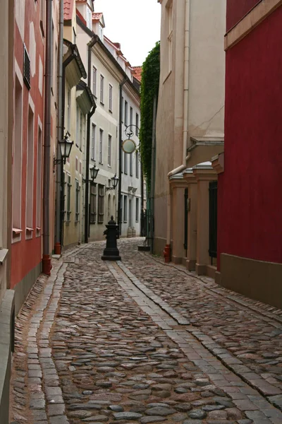 Small Alley Old City Riga Latvia — Stock Photo, Image