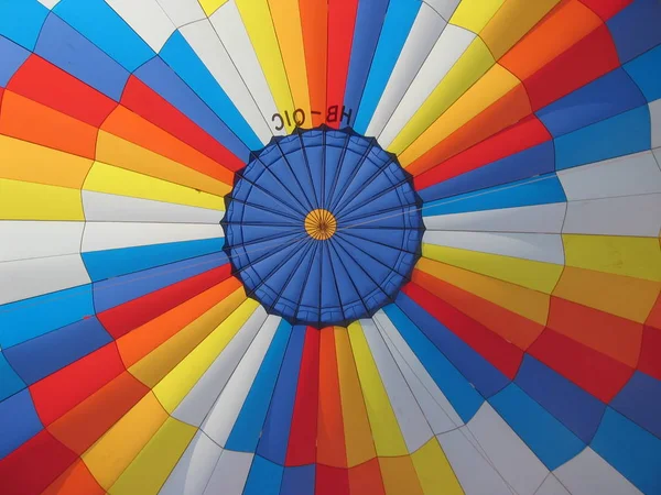 Hőlégballon Ballonút — Stock Fotó