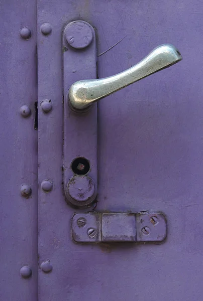 Puerta Antiguo Coche Ferroviario — Foto de Stock