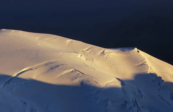 Las Presiones Para Subir Mont Blanc Vale Pena Última Cumbre — Foto de Stock