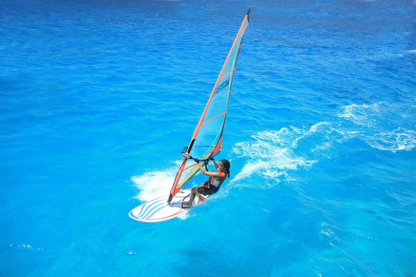 Sci Nessuna Parte Sulla Tavola Surf — Foto Stock