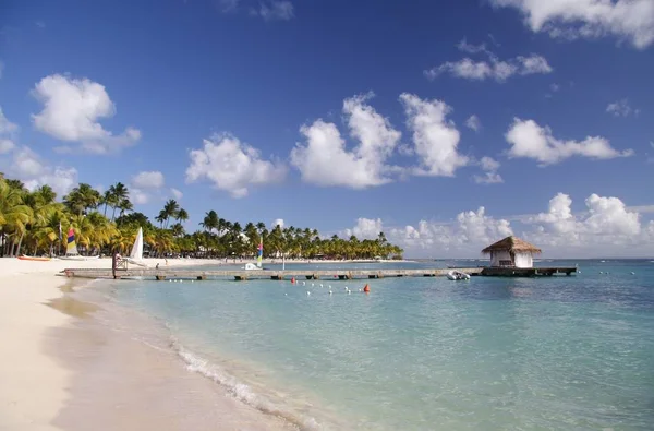 Vista Playa Caribeña Durante Día — Foto de Stock