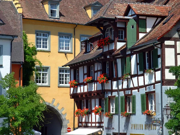 Cidade Velha Histórica Meersburg — Fotografia de Stock