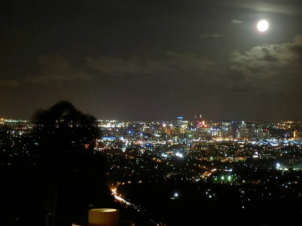 Utsikt Från Cootha Över Brisbane — Stockfoto