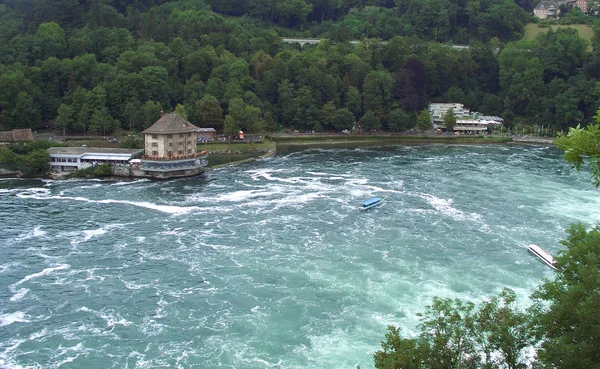 Рейн Однією Найбільших Європейських Річок Яка Має Свої Джерела Швейцарії — стокове фото