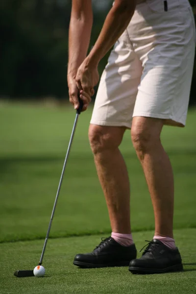 Golfe Jogo Bola Conceito Esporte — Fotografia de Stock