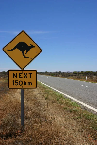 Weg Australische Outback — Stockfoto