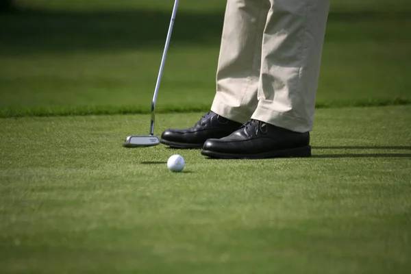 Golfe Jogo Bola Conceito Esporte — Fotografia de Stock