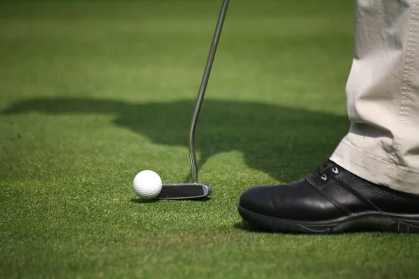 Juego Pelota Golf Concepto Deporte —  Fotos de Stock