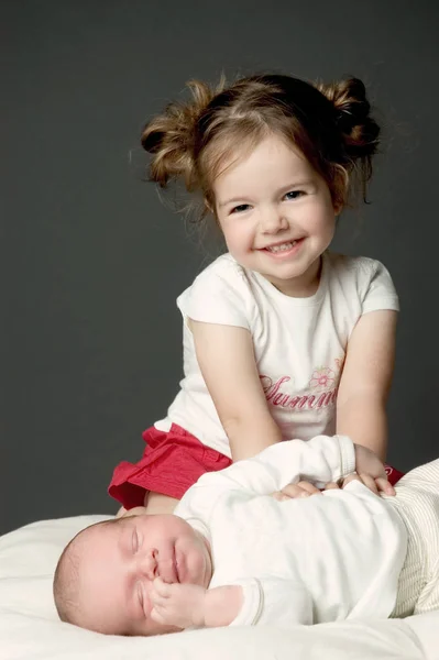 Lindo Retrato Infantil Concepto Infancia Feliz — Foto de Stock