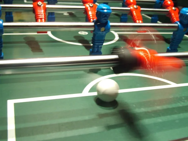 People Playing Table Soccer — Stock Photo, Image