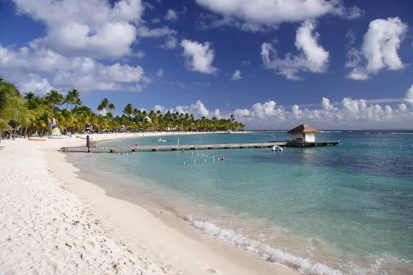 Vue Sur Plage Des Caraïbes Pendant Journée — Photo