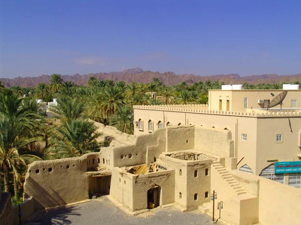 Siedlung Dattelngarten Nizwa Oman — Stockfoto