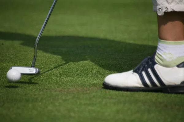 Golfe Jogo Bola Conceito Esporte — Fotografia de Stock