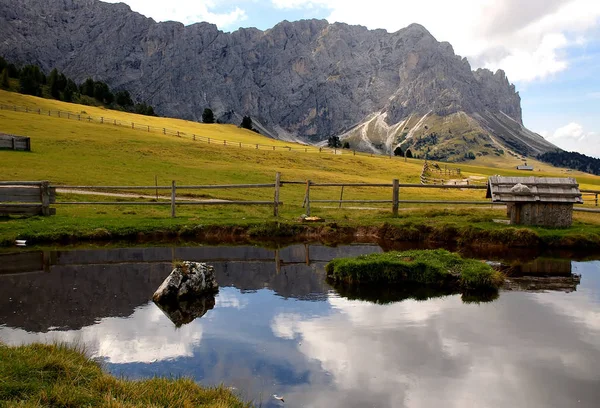 Vista Panorámica Del Majestuoso Paisaje Dolomitas Italia —  Fotos de Stock