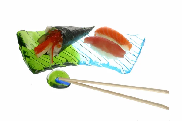 Sushi Comida Mar Asiática — Fotografia de Stock