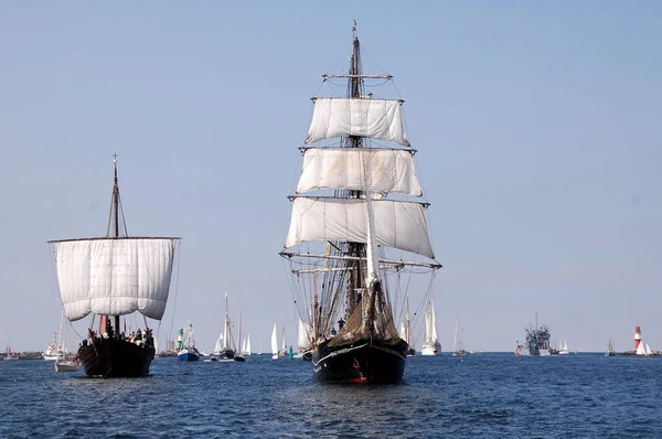 Scenisk Över Segelbåt Detaljer — Stockfoto