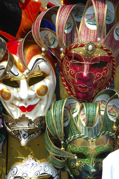 Máscaras Venezianas Veneza Itália — Fotografia de Stock