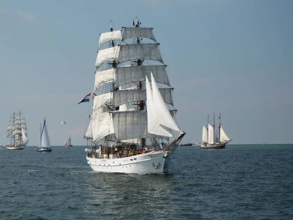 Sjöman Vid Hanse Segel 2006 Rostock — Stockfoto