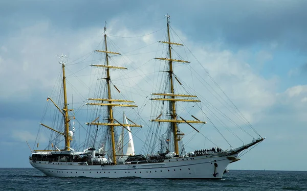 Szenische Ansicht Von Segelboot Details — Stockfoto