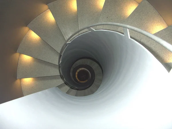 Spiral Staircase Construction Climbing Stairs — Stock Photo, Image