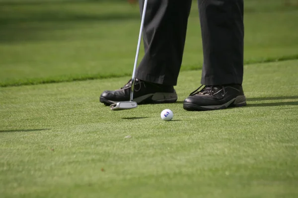 Juego Pelota Golf Concepto Deporte — Foto de Stock