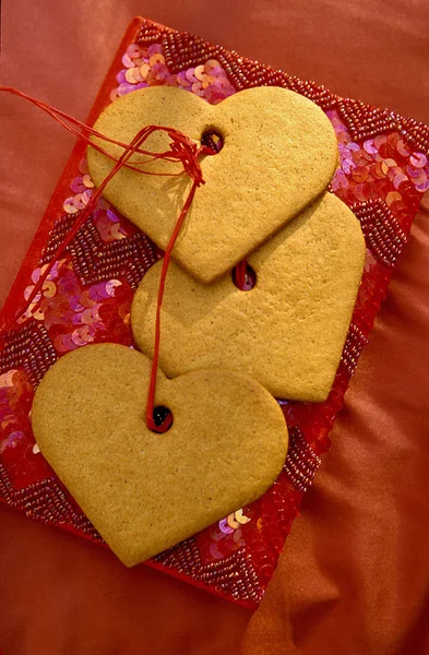 Galleta Forma Corazón —  Fotos de Stock