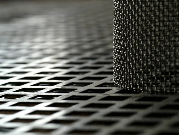 Here Steel Wire Fabric Production Filter Inserts Strainer Original Color — Stock Photo, Image