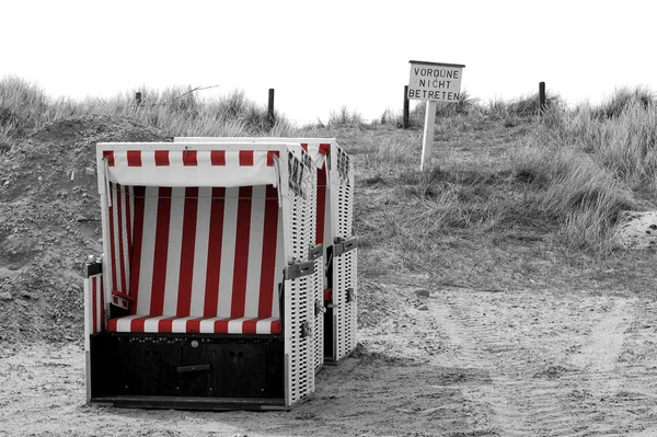 Panoramisch Uitzicht Duinen Selectieve Focus — Stockfoto