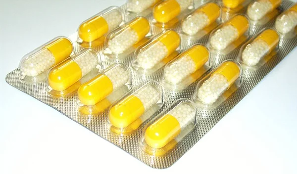 Seguro Salud Medicamentos Tabletas Píldoras — Foto de Stock