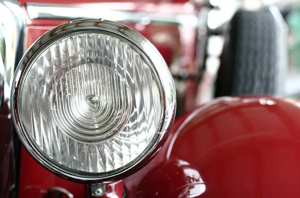 Close Vintage Car Headlight — Stock Photo, Image