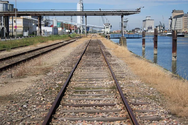 Verscheen Haven Van Mannheim Wie Weet Waar Grens Goed — Stockfoto