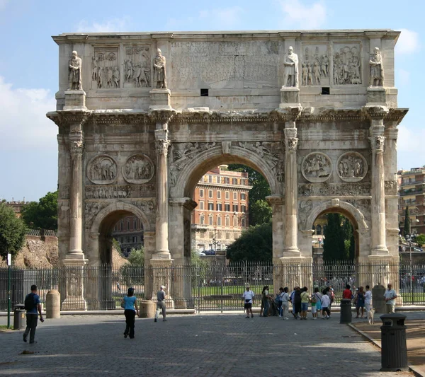 Boog Van Constantijn Rome — Stockfoto