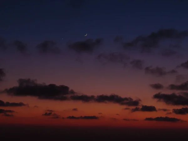 Zon Maan Sterren — Stockfoto