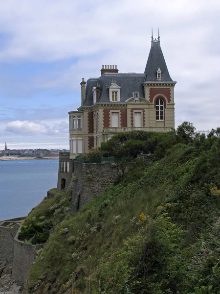 Villa Aan Het Strand Bij Dinard — Stockfoto